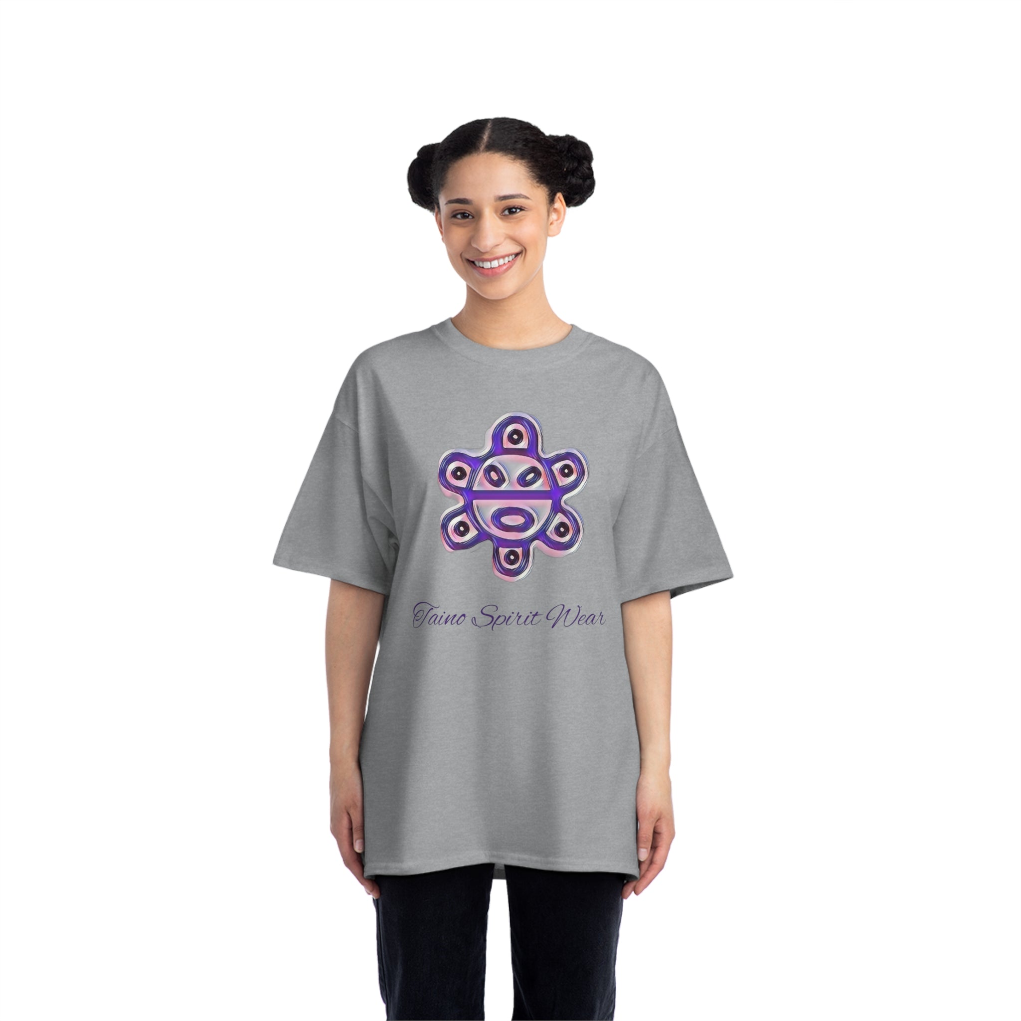 Purple Taino Sun Beefy-T®  Short-Sleeve T-Shirt