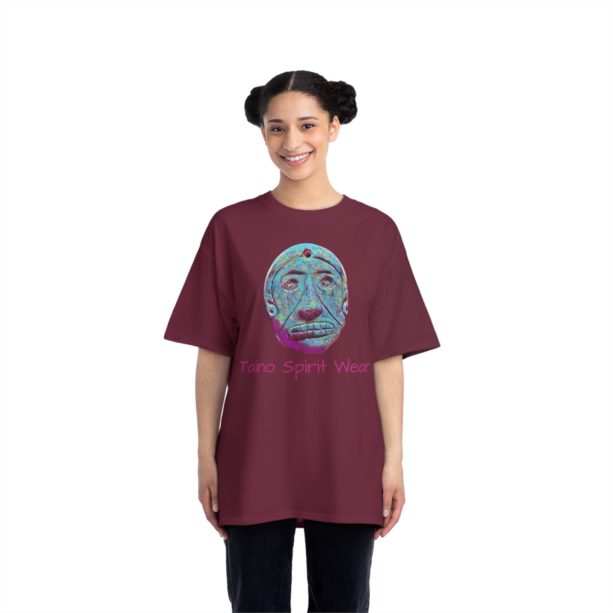Blue Taino Artifact Beefy-T®  Short-Sleeve T-Shirt