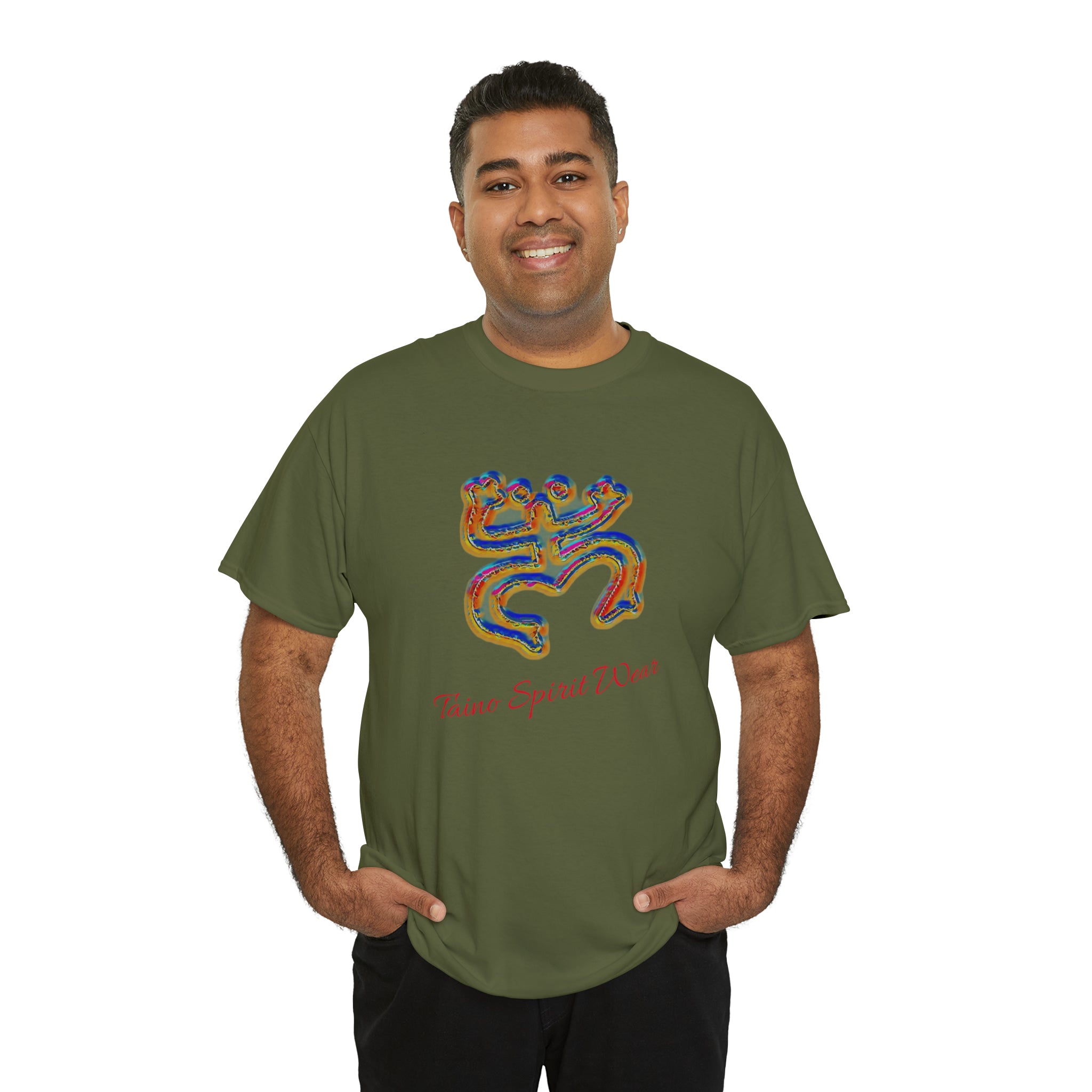 Taino/Puerto Rican Coqui Unisex Heavy Cotton Tee