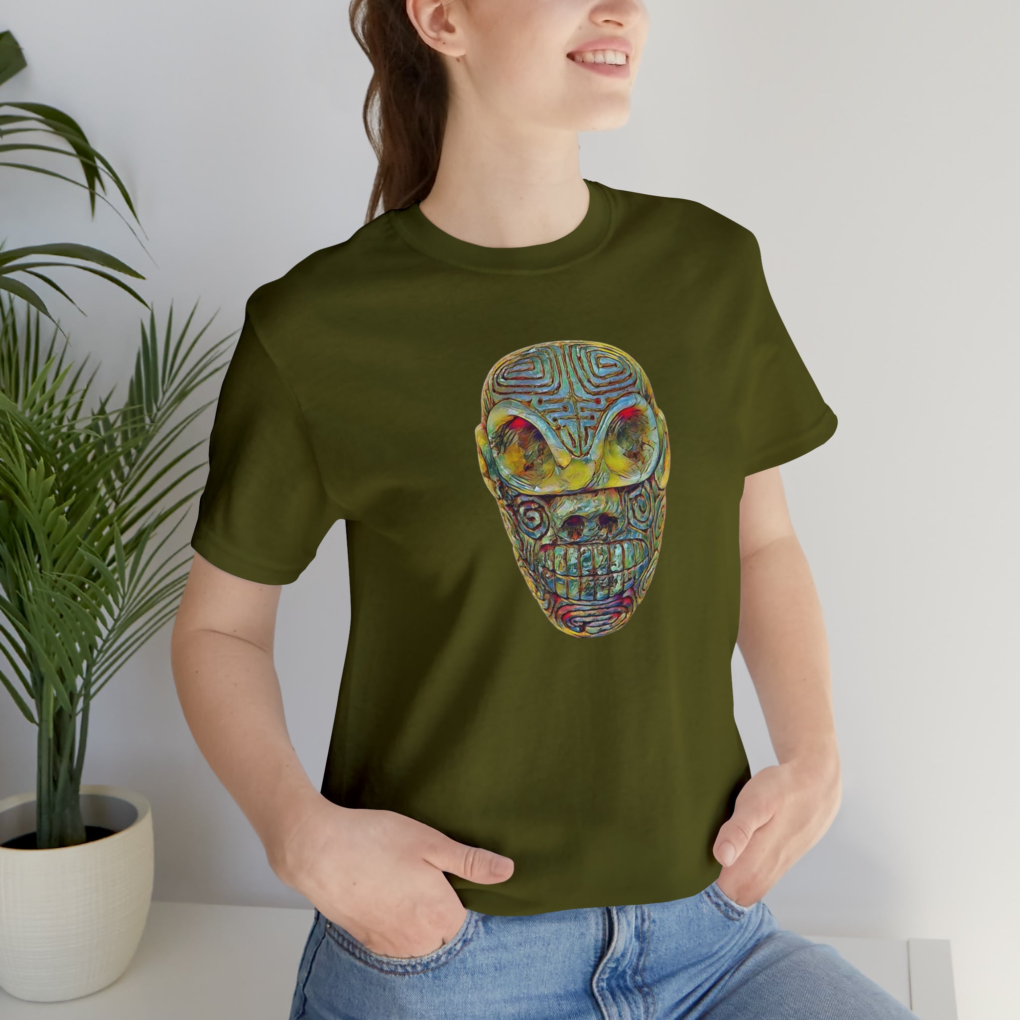 Taino Artifact Unisex Jersey Short Sleeve Tee
