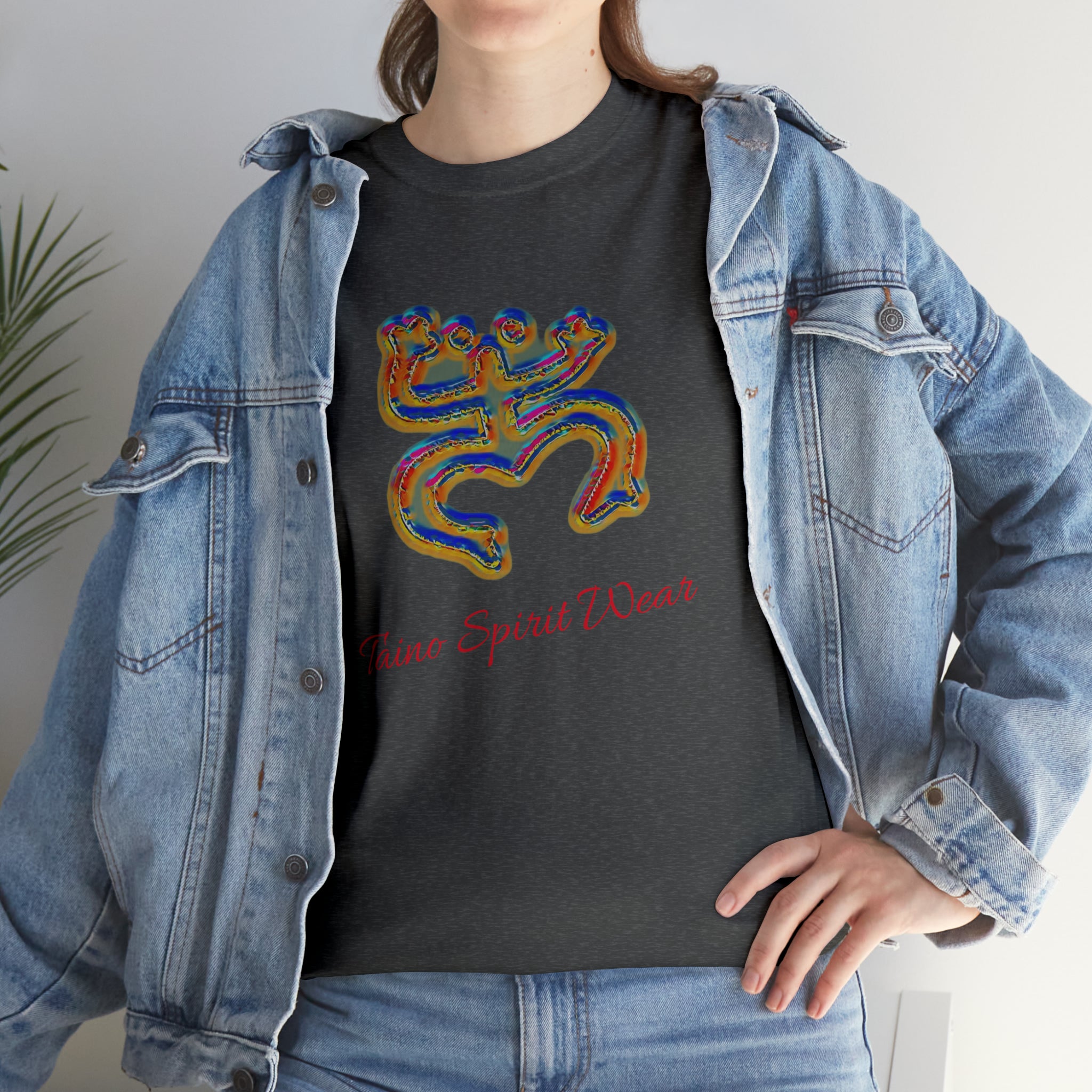 Taino/Puerto Rican Coqui Unisex Heavy Cotton Tee