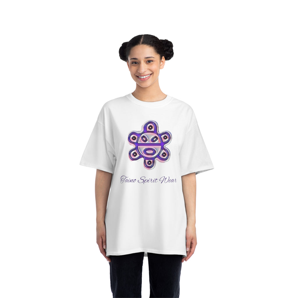 Purple Taino Sun Beefy-T®  Short-Sleeve T-Shirt