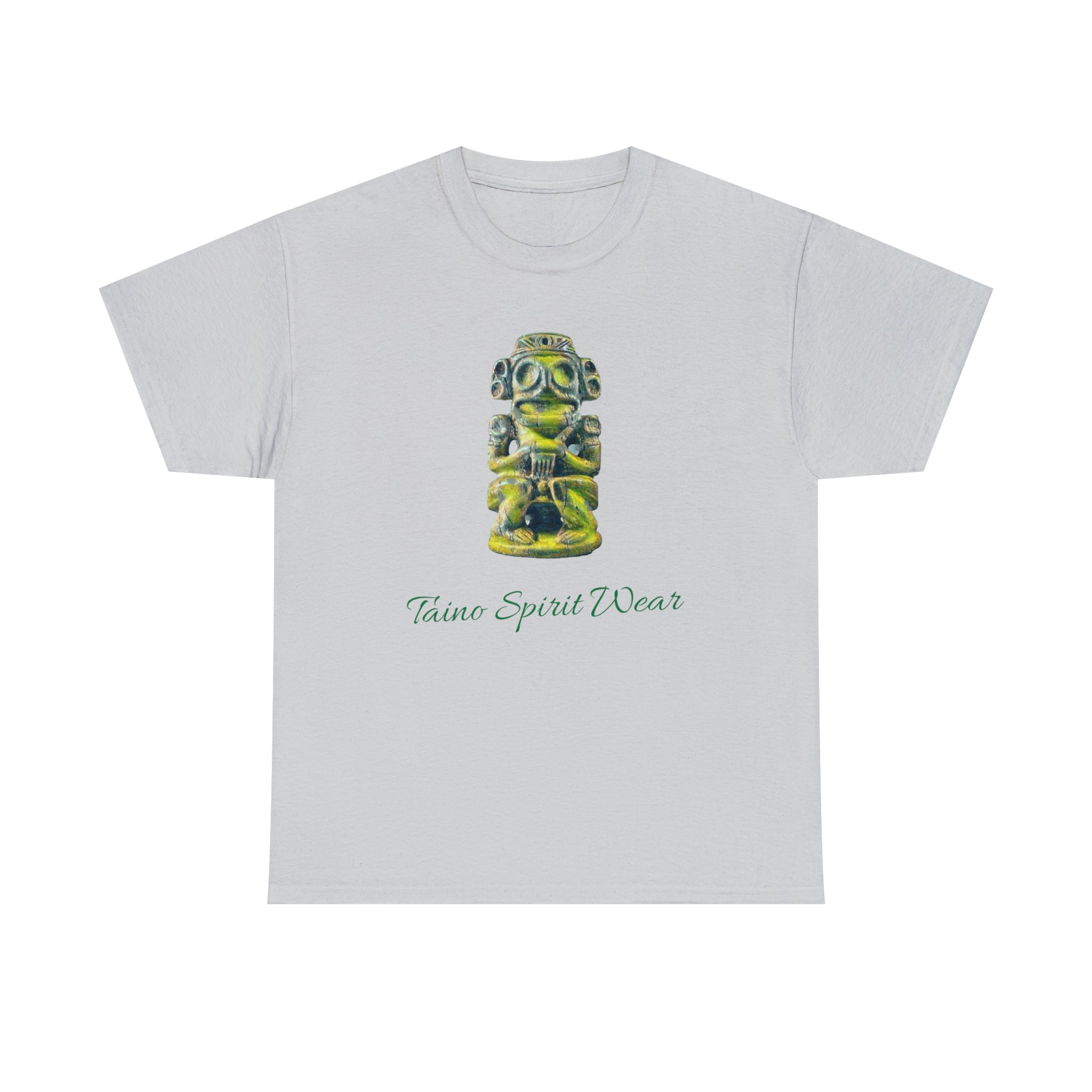 Taino Green Zemi Unisex Heavy Cotton Tee