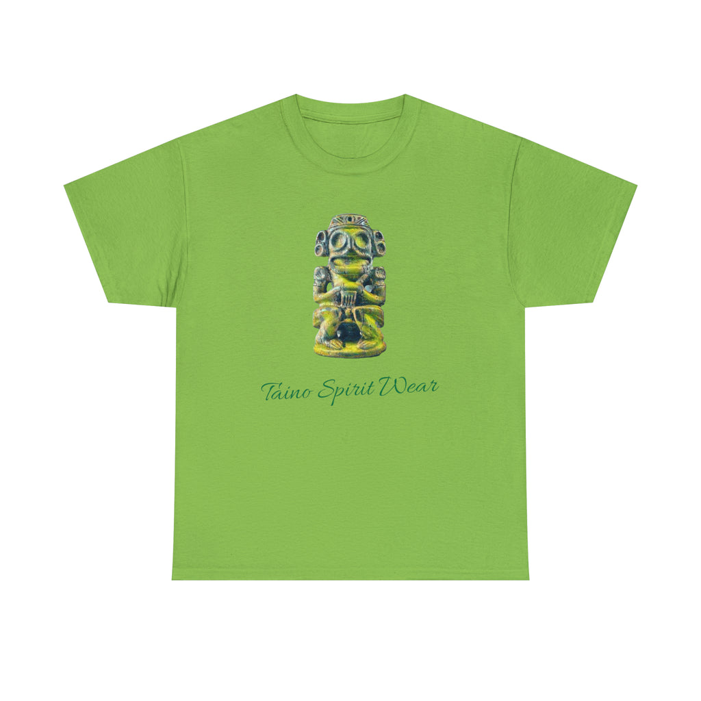 Taino Green Zemi Unisex Heavy Cotton Tee