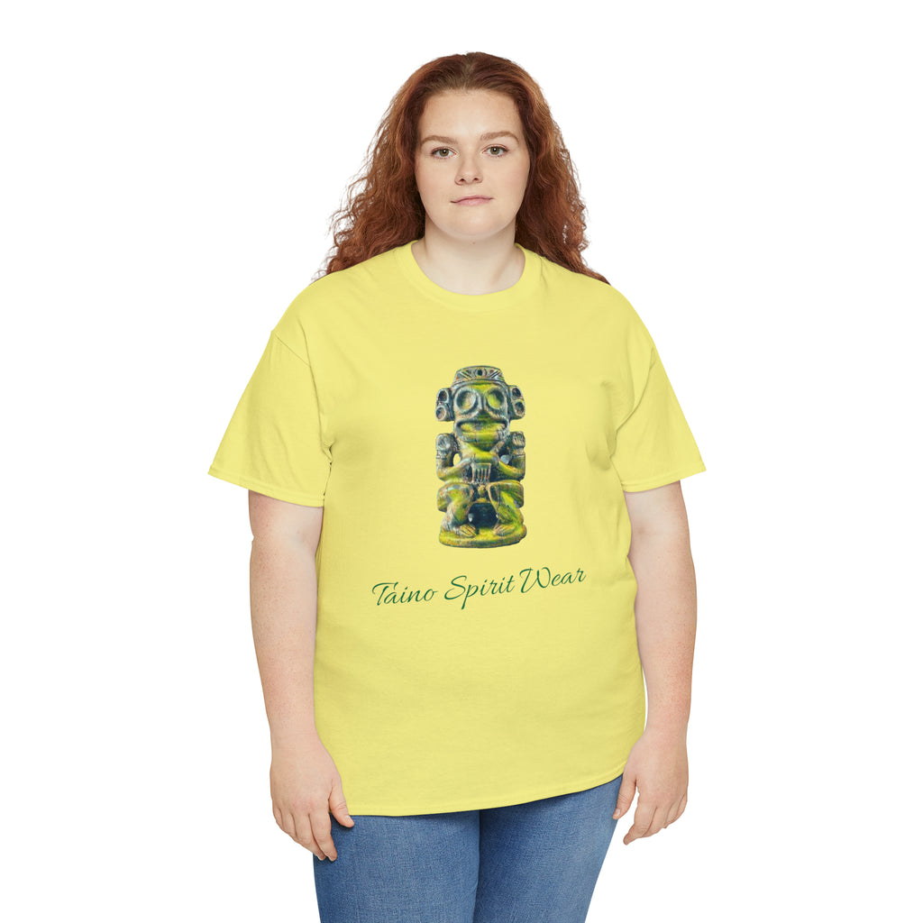Taino Green Zemi Unisex Heavy Cotton Tee