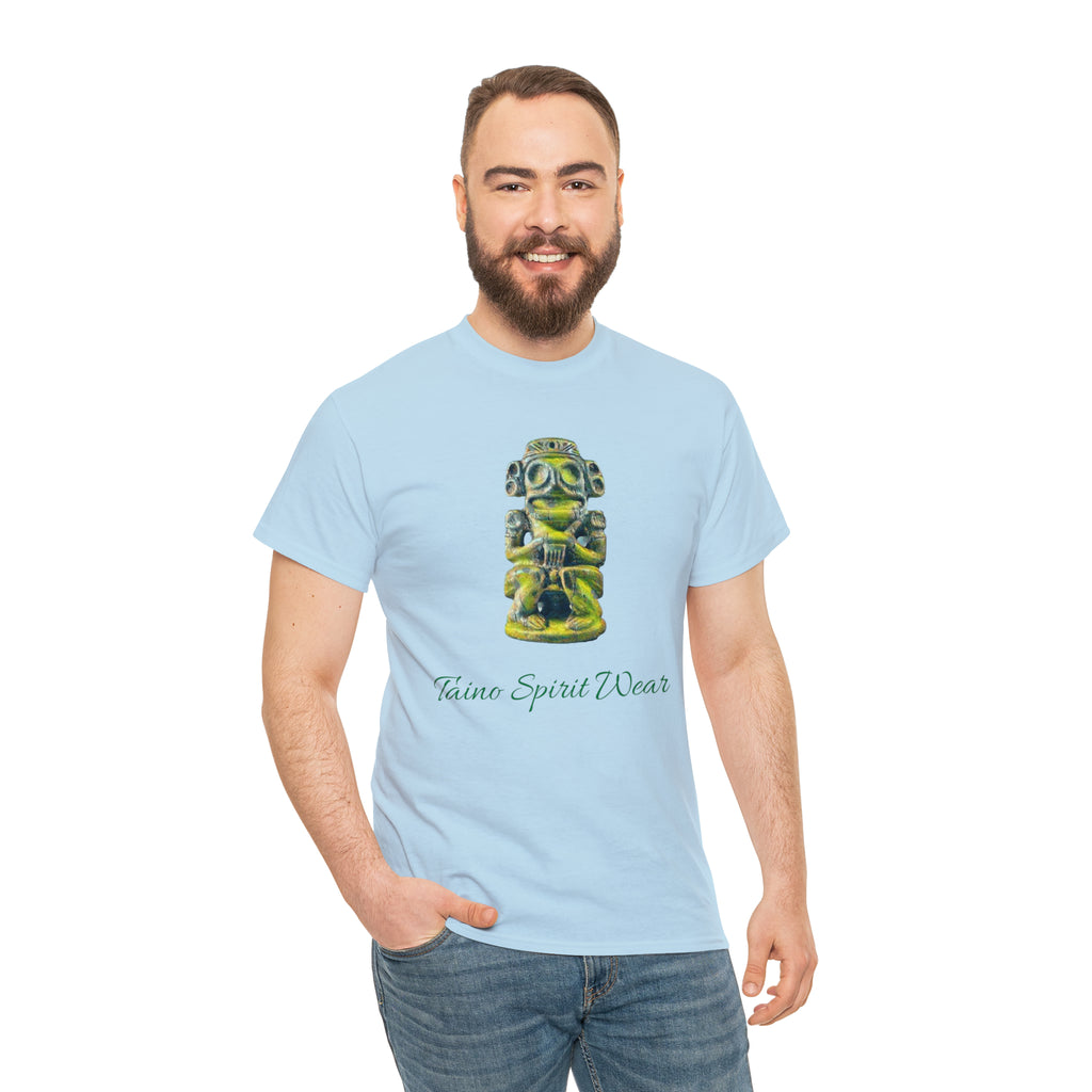 Taino Green Zemi Unisex Heavy Cotton Tee