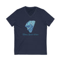 Taino Trigonolito Unisex Jersey Short Sleeve V-Neck Tee