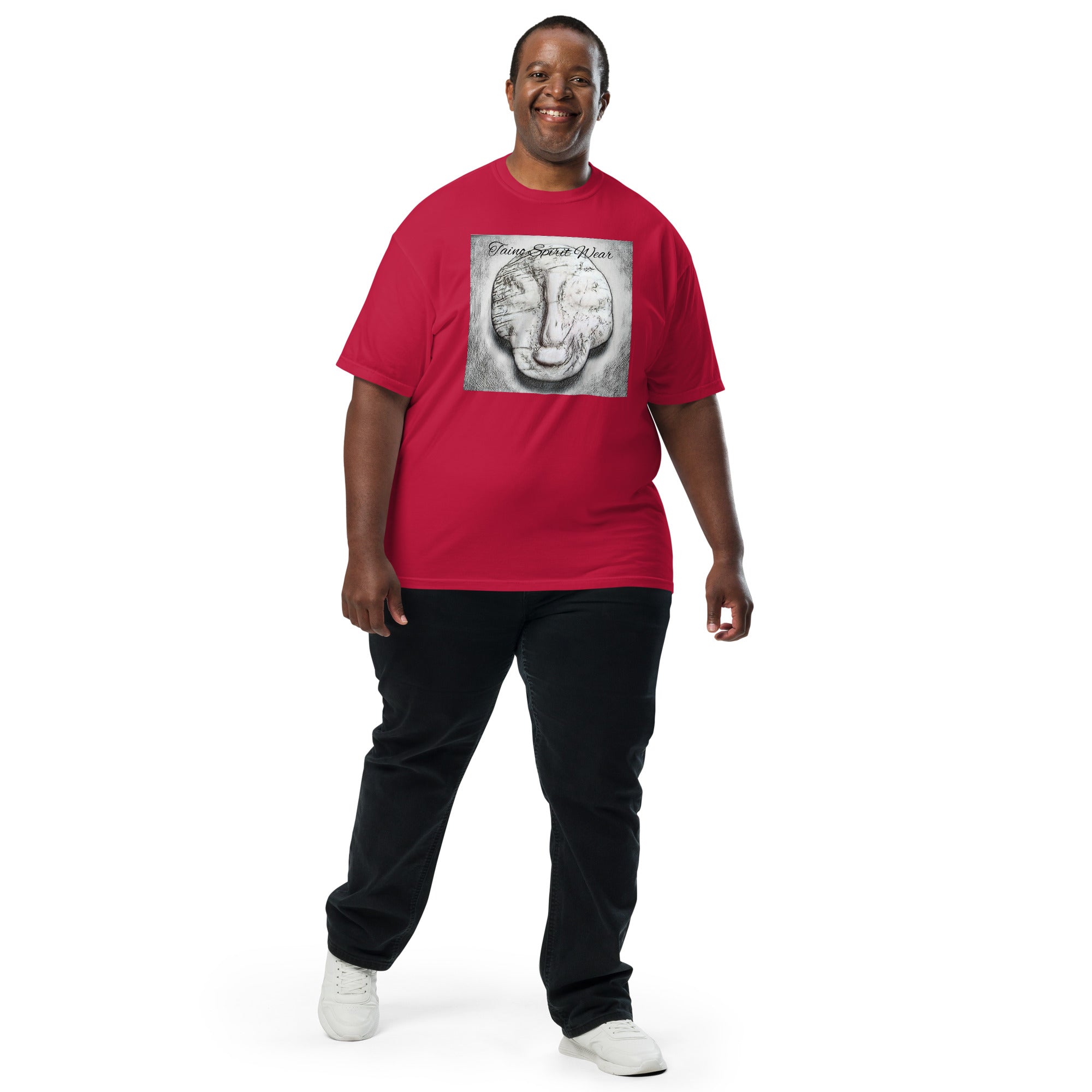 Taino Seashell Patch Men’s garment-dyed heavyweight t-shirt